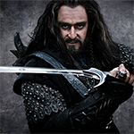 Thorin Oakenshield as portrayed in the Hobbit Movies.