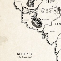 Lord of the Rings map infographic – Fellowship route