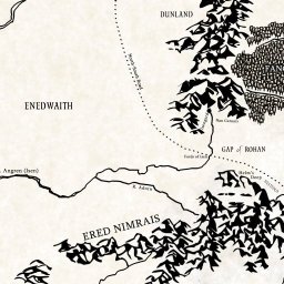 Map of Middle Earth - Zwomp